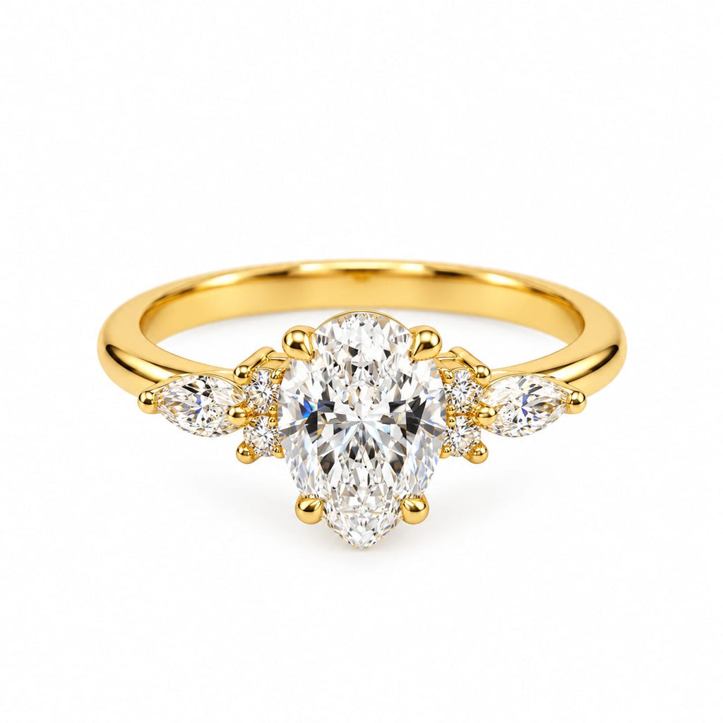 Anillo de Compromiso con Diamante de Laboratorio Novia