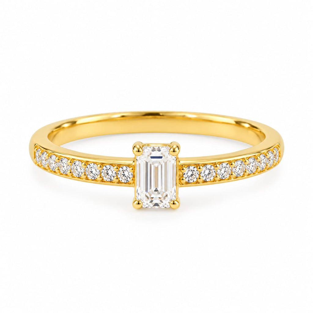Anillo de Compromiso con Diamante de Laboratorio Génesis