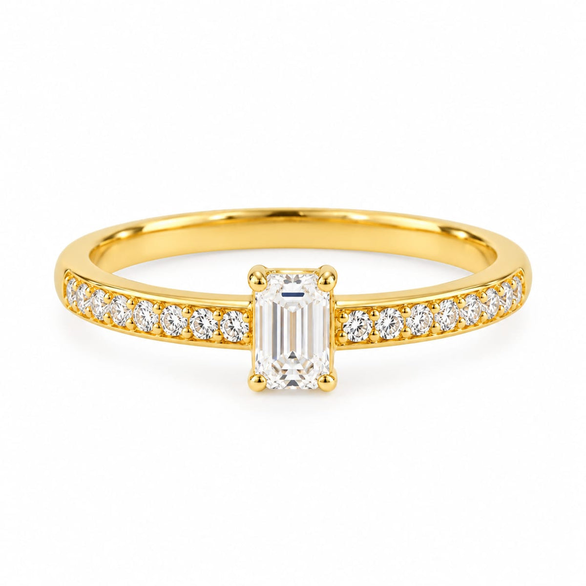 Anillo de Compromiso con Diamante de Laboratorio Génesis
