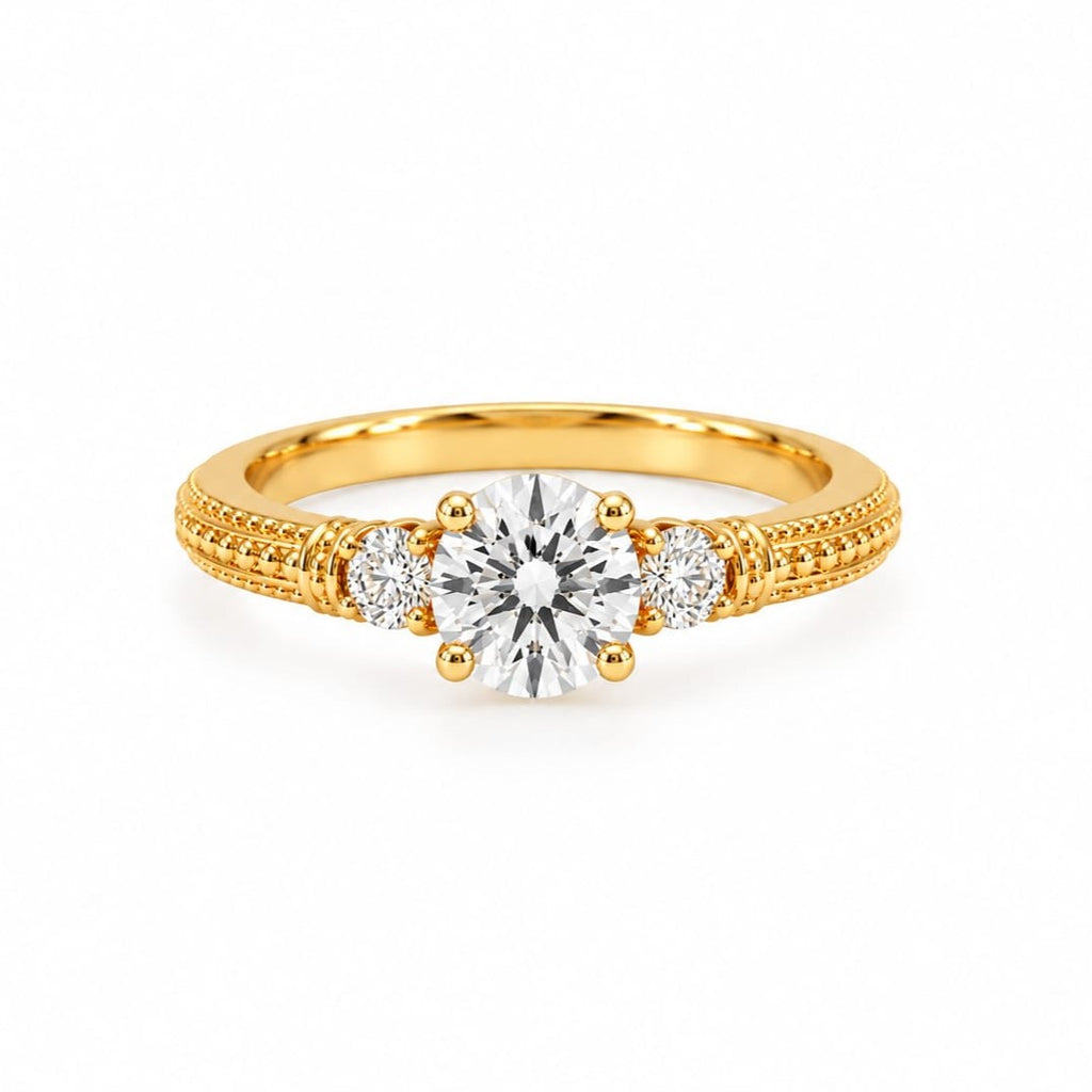 Anillo de Compromiso con Diamante de Laboratorio Élite
