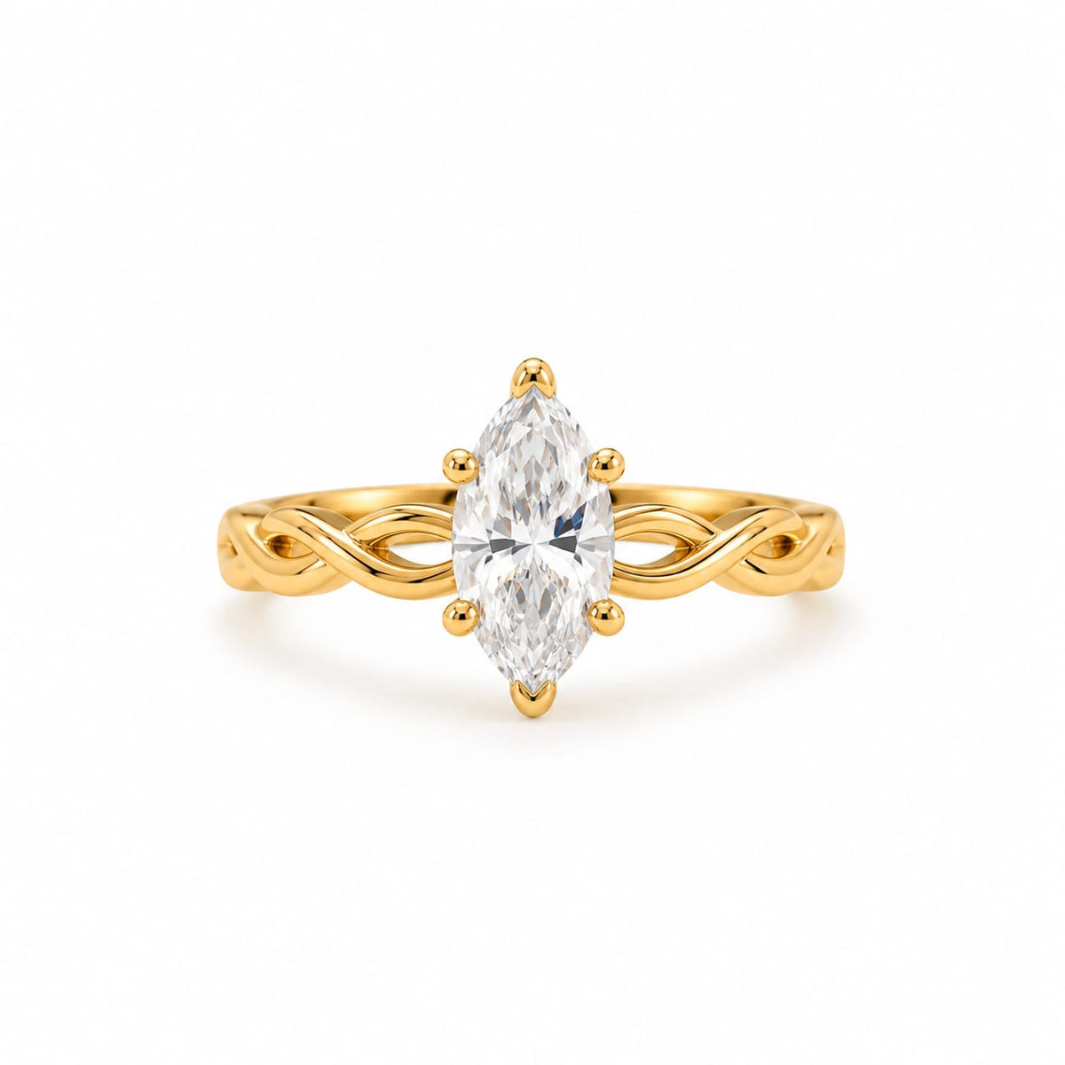 Anillo de Compromiso con Diamante de Laboratorio Lumière