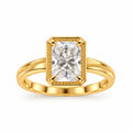 Anillo de Compromiso con Diamante de Laboratorio Celeste