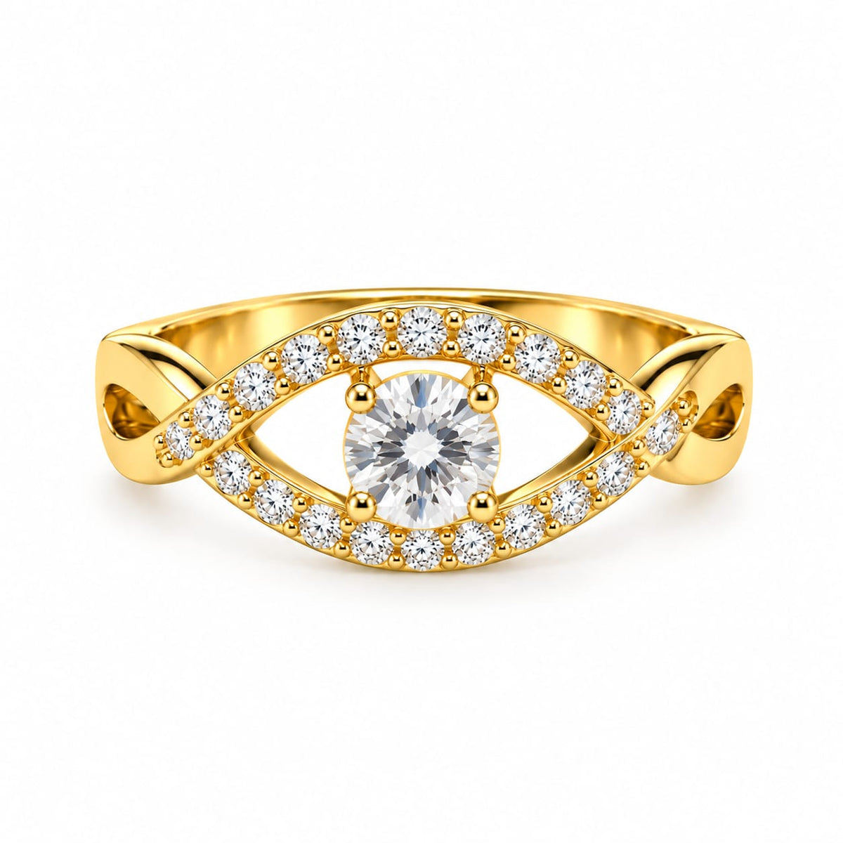 Anillo de Compromiso "Love" en oro 18k – Jade18k