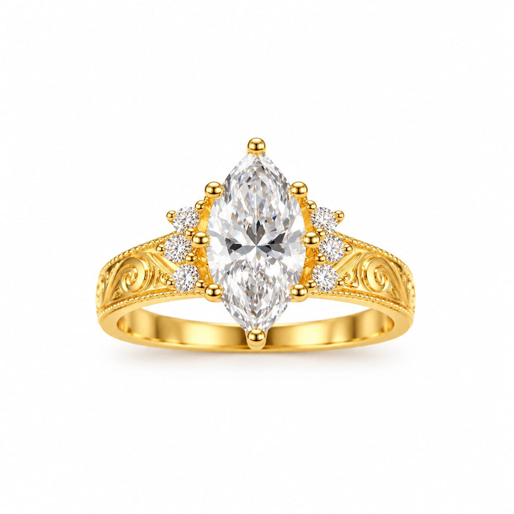 Anillo de Compromiso con Diamante de Laboratorio Valentina