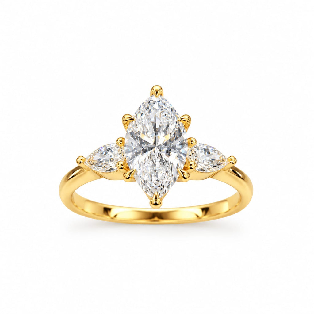 Anillo de Compromiso con Diamante de Laboratorio Lumière