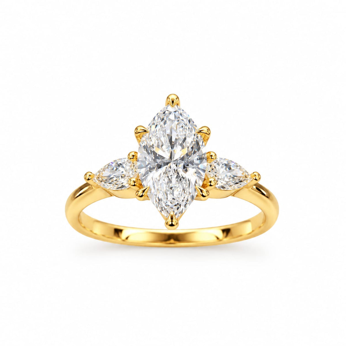 Anillo de Compromiso con Diamante de Laboratorio Lumière