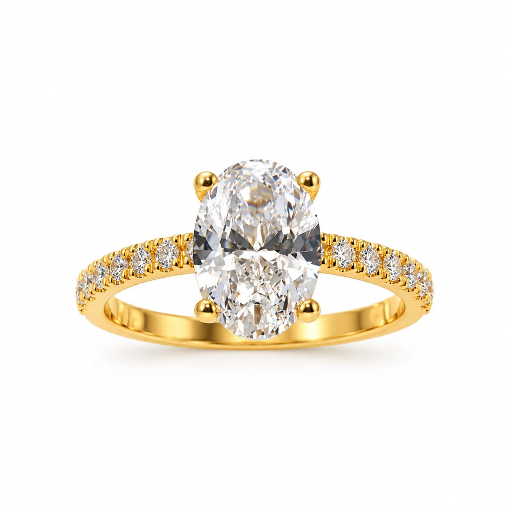 Anillo de Compromiso con Diamante de Laboratorio Alessia