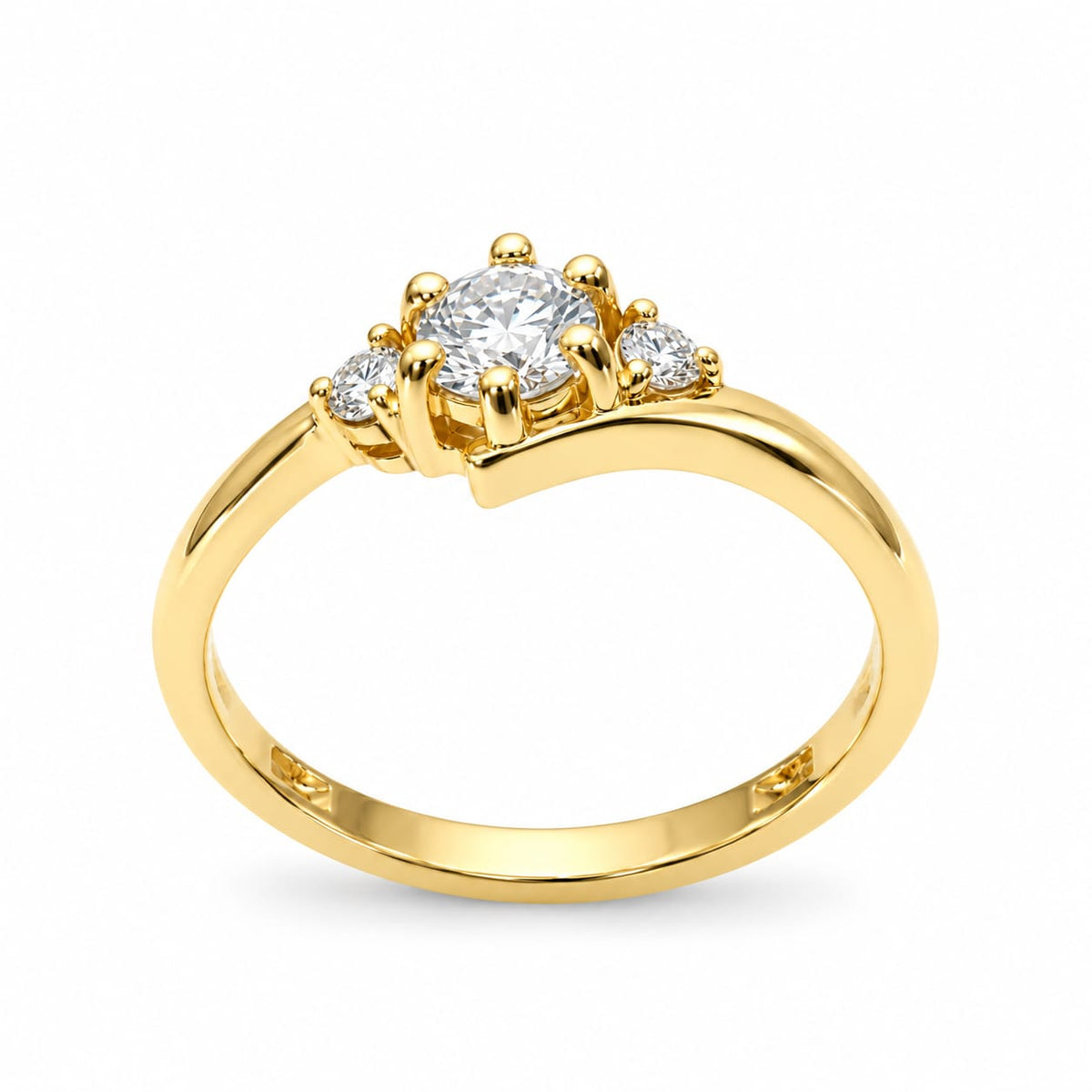 Anillo de Compromiso con Diamante de Laboratorio Luminosa en oro 18k – Jade18k