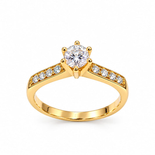 Anillo de Compromiso "Imperial" en oro 18k – Jade18k