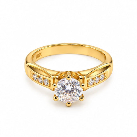 Anillo de compromiso Especial Love en oro 18k – Jade18k