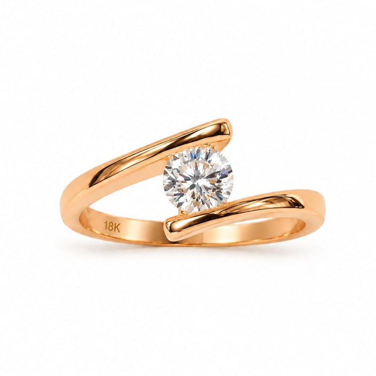 Anillo de Compromiso "Solo para Ti" en oro 18k – Jade18k