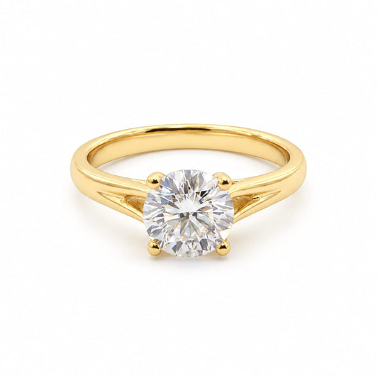 Anillo de compromiso amor mio en oro 18k – Jade18k