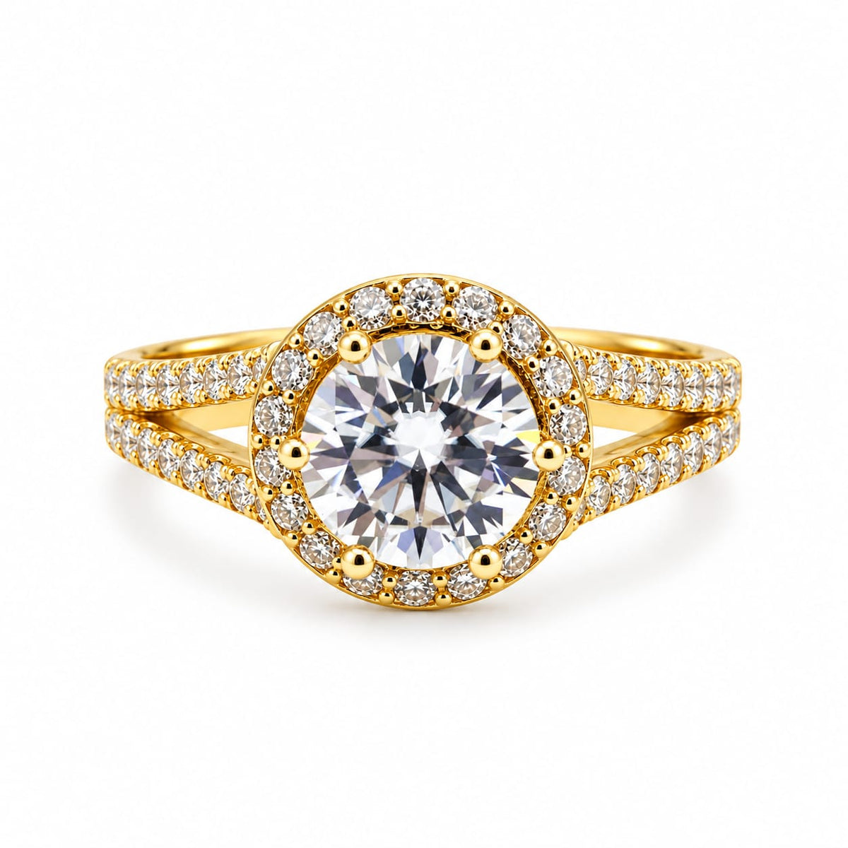 Anillo de compromiso Luz en oro 18k – Jade18k