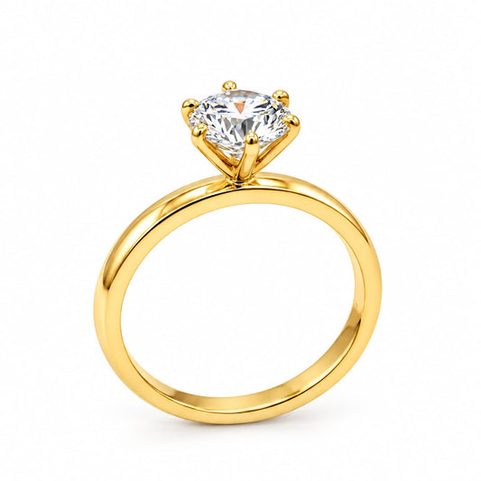 Anillo de compromiso mi princesa en oro 18k – Jade18k