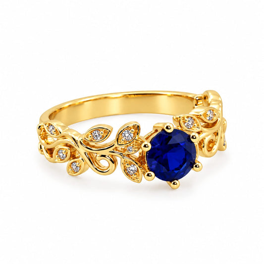 Anillo de Compromiso Aurora en oro 18k – Jade18k