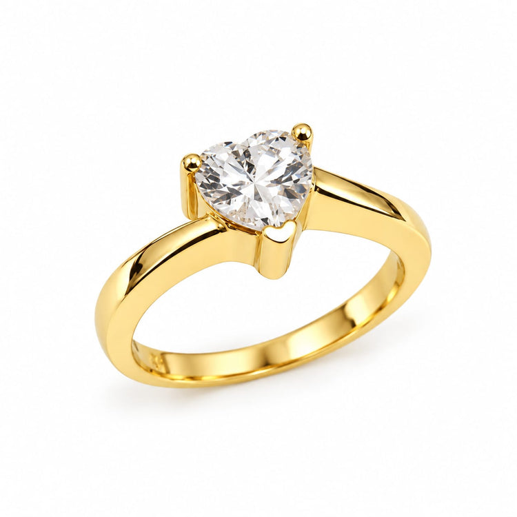 Anillo de Promesa Mi Corazón en tus Manos
