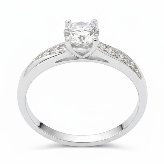 Anillo de compromiso ani en plata – Jade18k (vista 2)