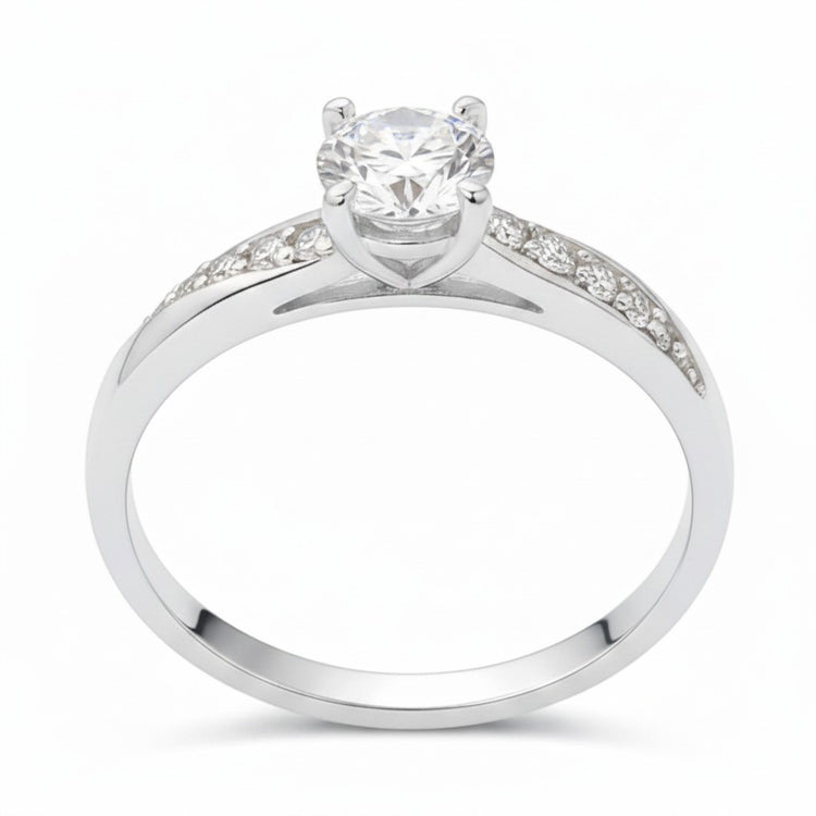 Anillo de compromiso ani en plata – Jade18k (vista 2)