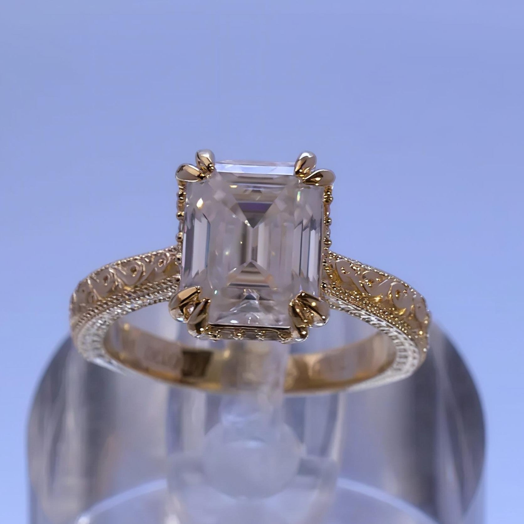 Anillo de Compromiso con Diamante de Laboratorio Albania