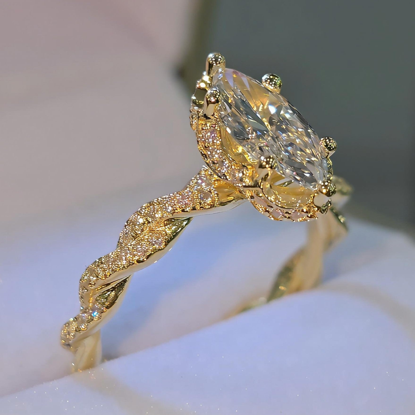 Anillo de compromiso con Diamante de Laboratorio Imperium