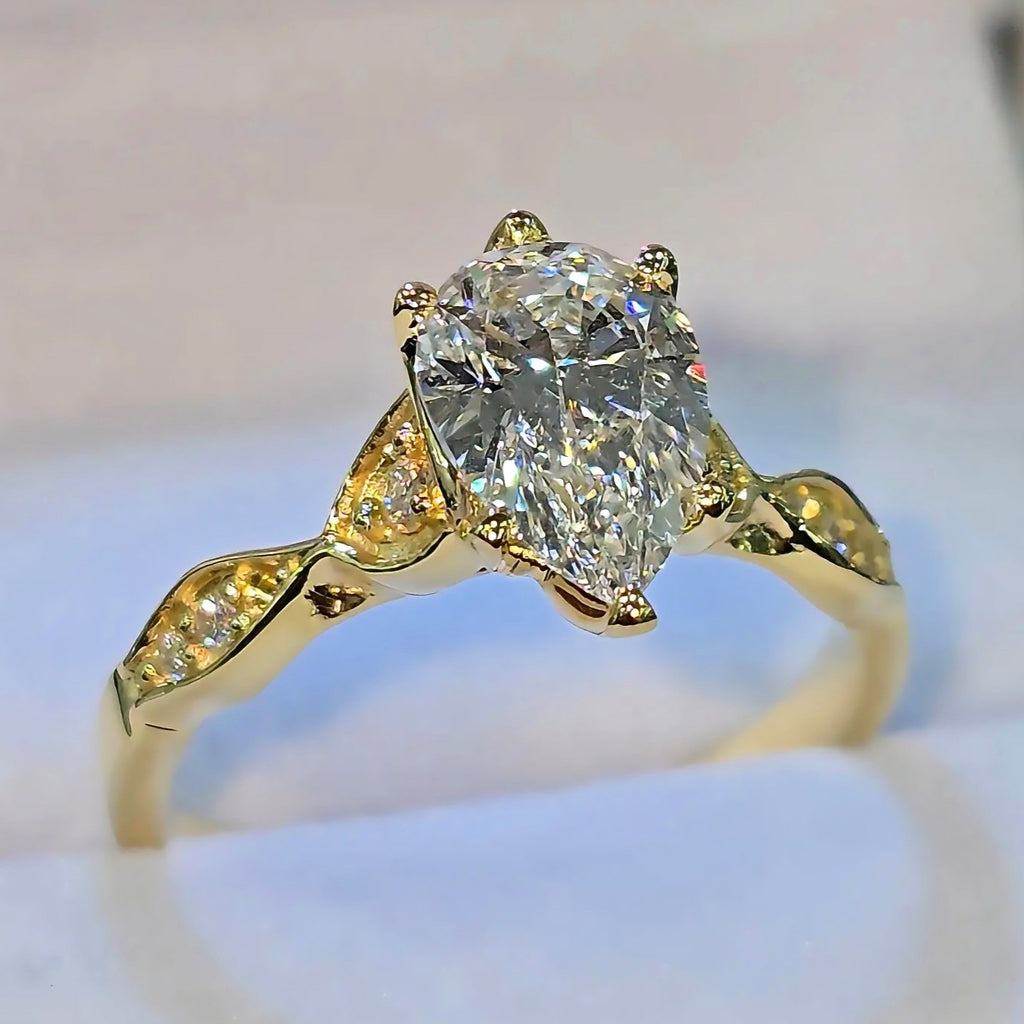 Anillo de Compromiso con Diamante de Laboratorio Éternité