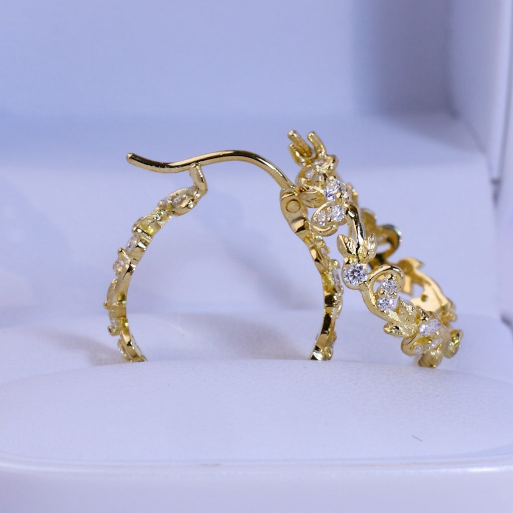 Argollas Jardin de Luz 18k