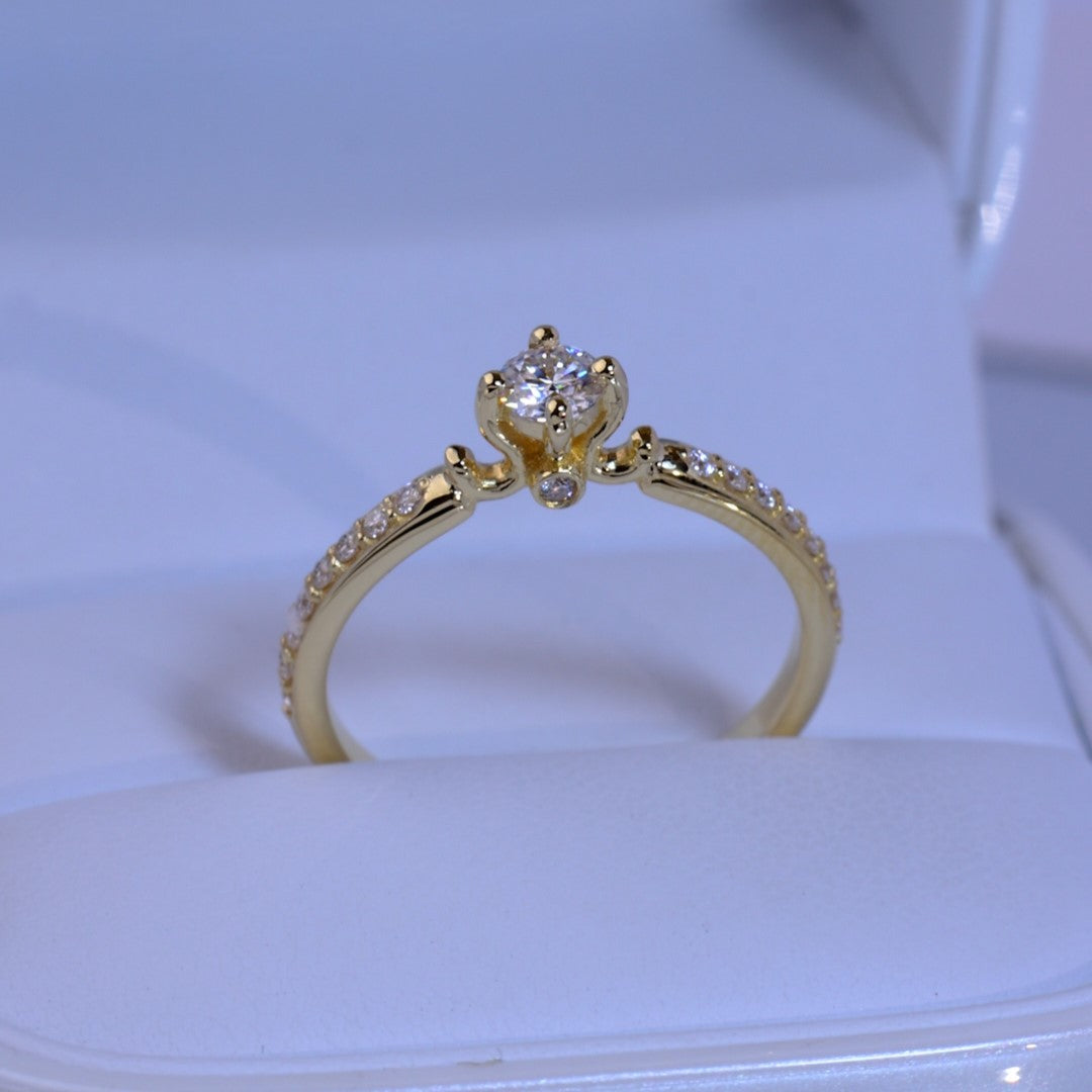 Anillo de compromiso con Diamante de laboratorio ELYSÉ