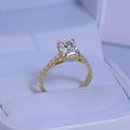 Anillo de compromiso amore con diamente de laboratorio