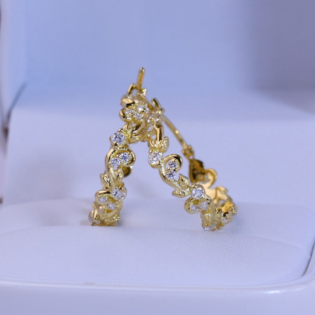 Argollas Jardin de Luz 18k