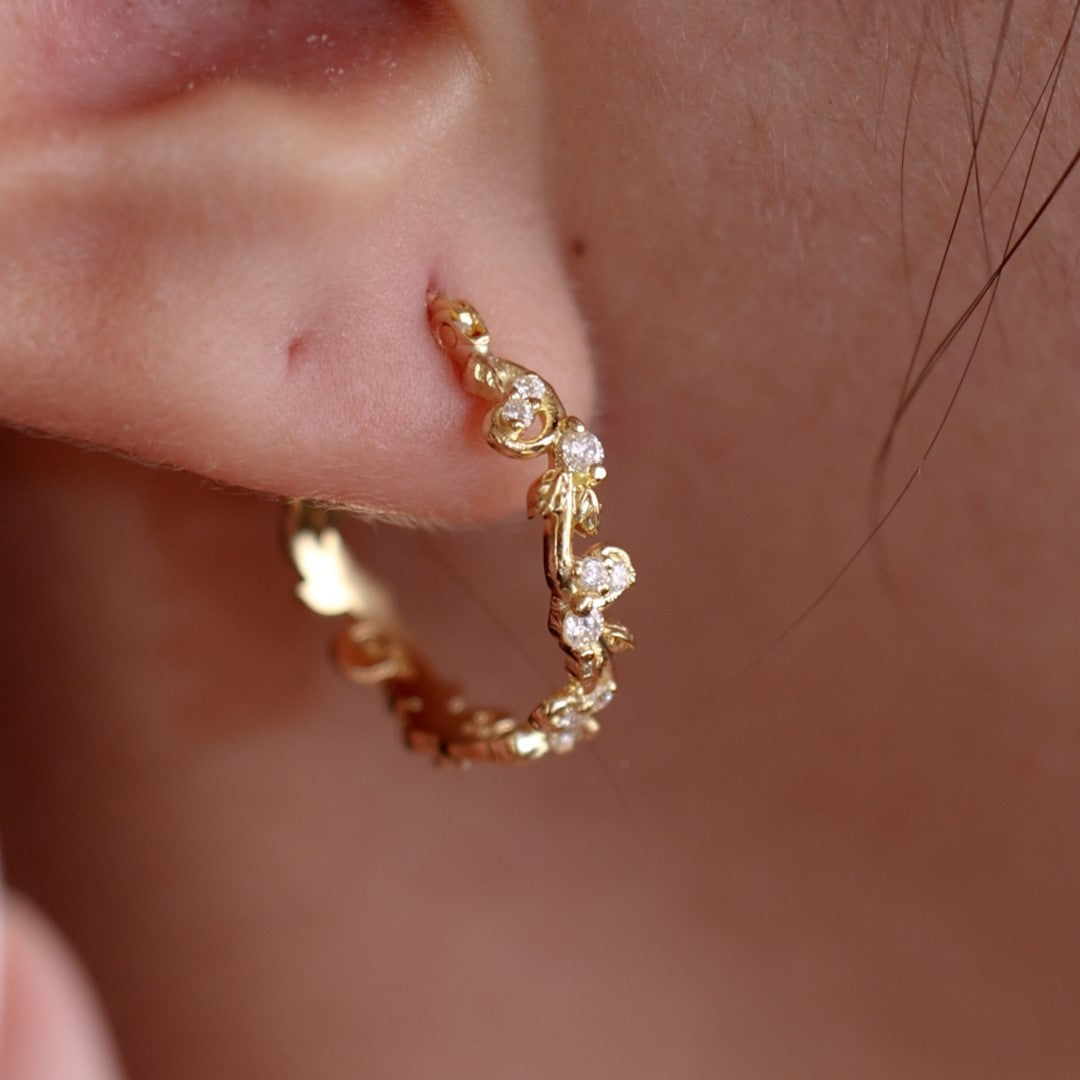 Argollas Jardin de Luz 18k