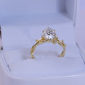 Anillo Flor de Luz en oro 18k