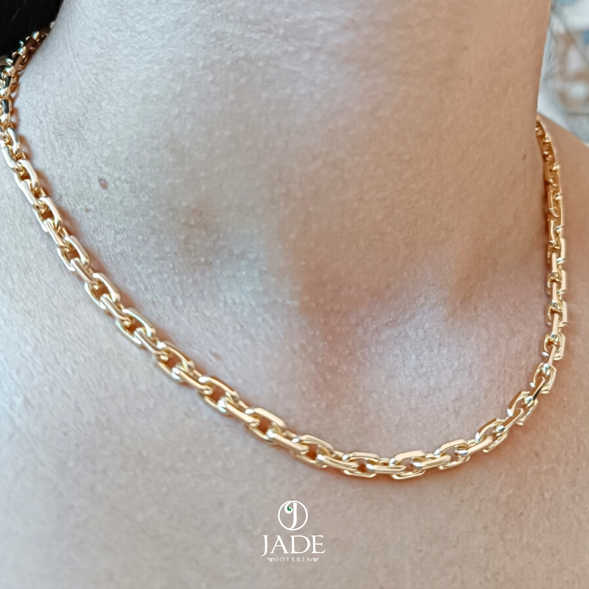 Collar de cadena gruesa
