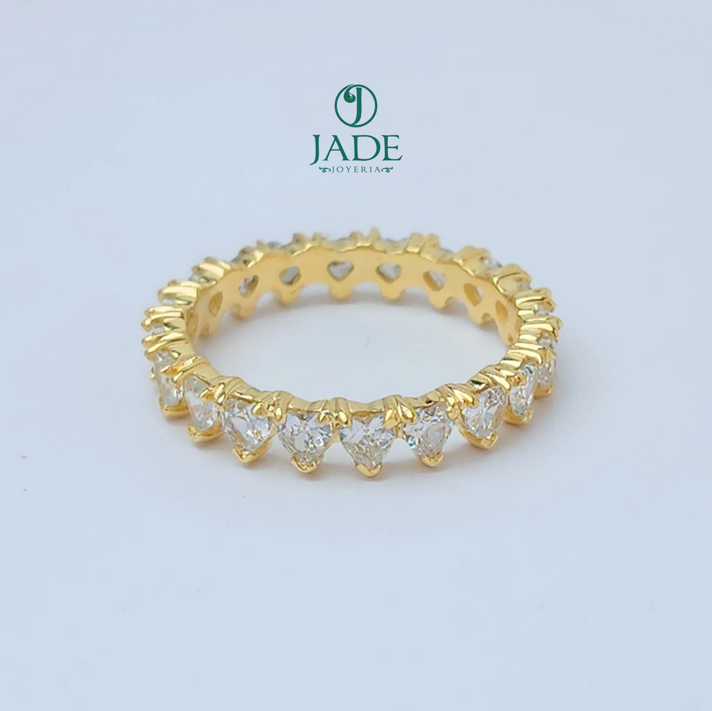 Anillo Churumbela de corazones