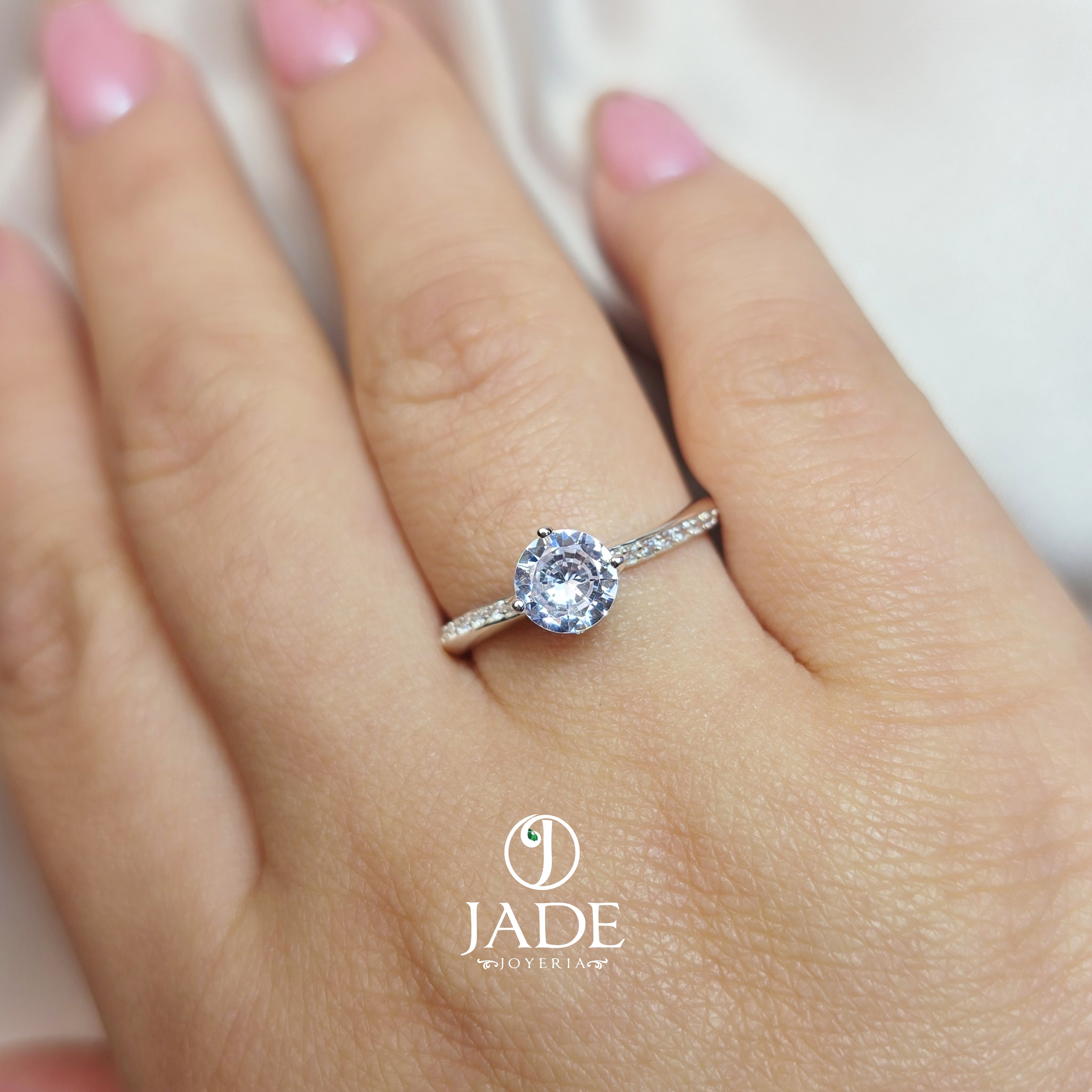 Anillo de Compromiso Plata "Isabella"