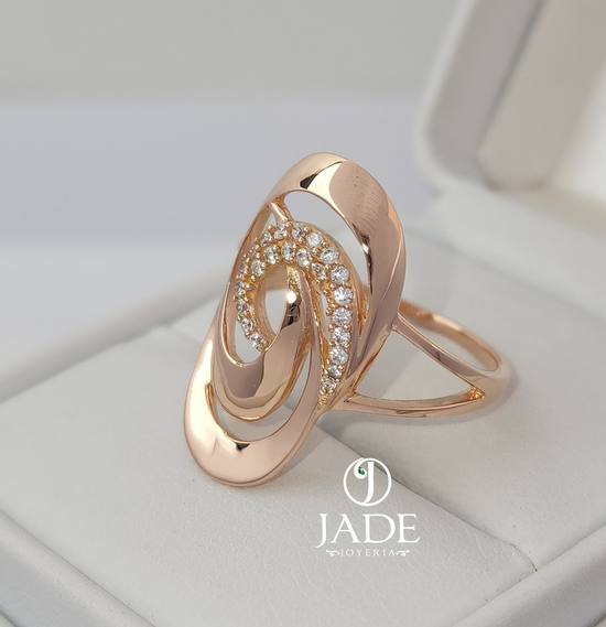 Anillo Circón Estelar en oro 18k – Jade18k (vista 2)