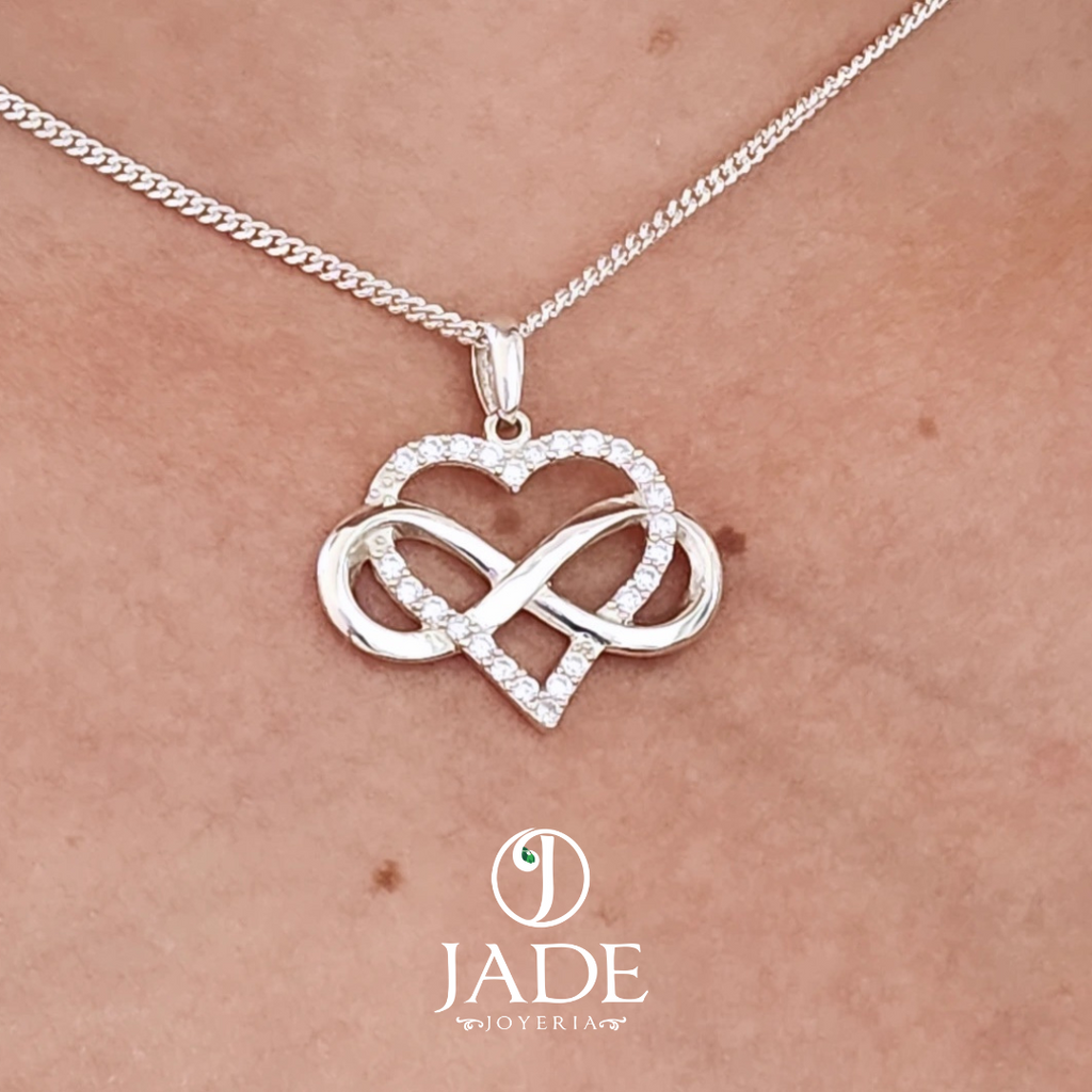 Dije Tu Amor infinito en plata ley