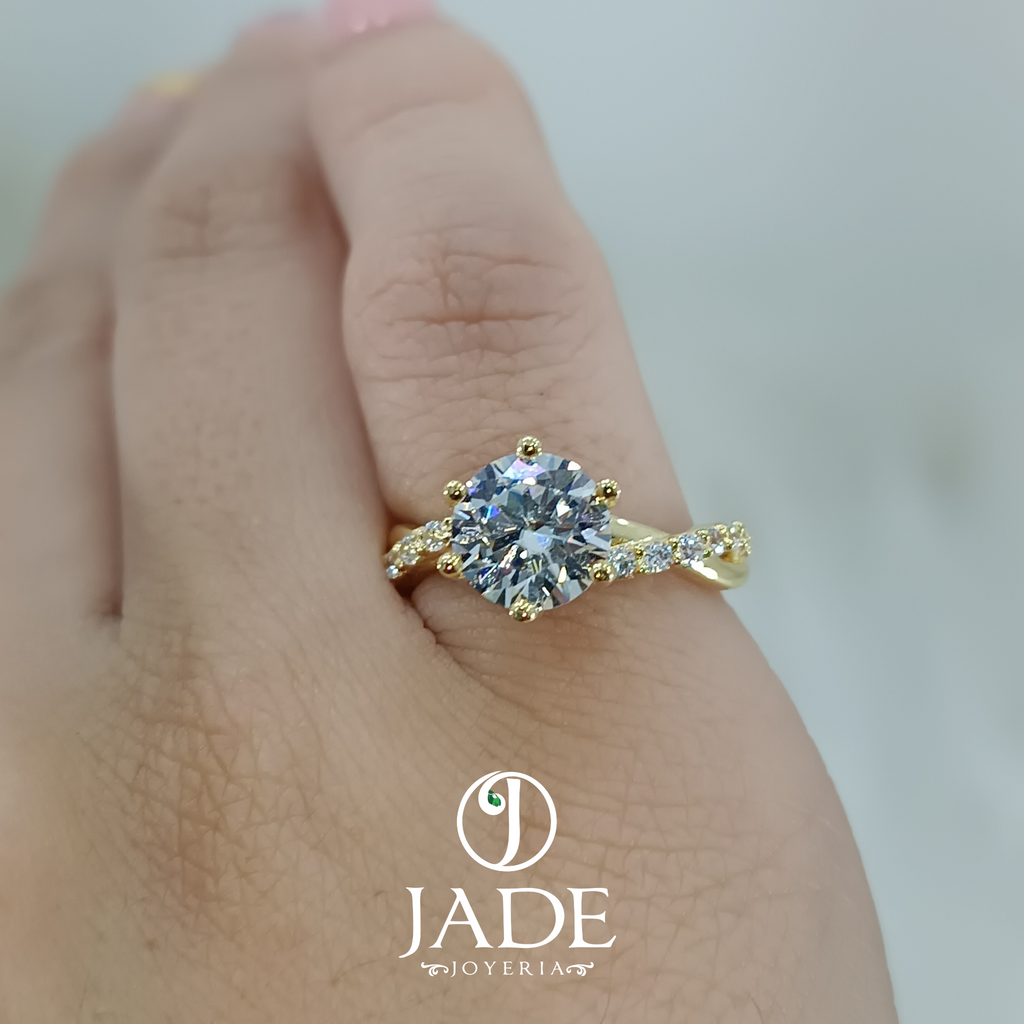 Anillo Pixie de compromiso