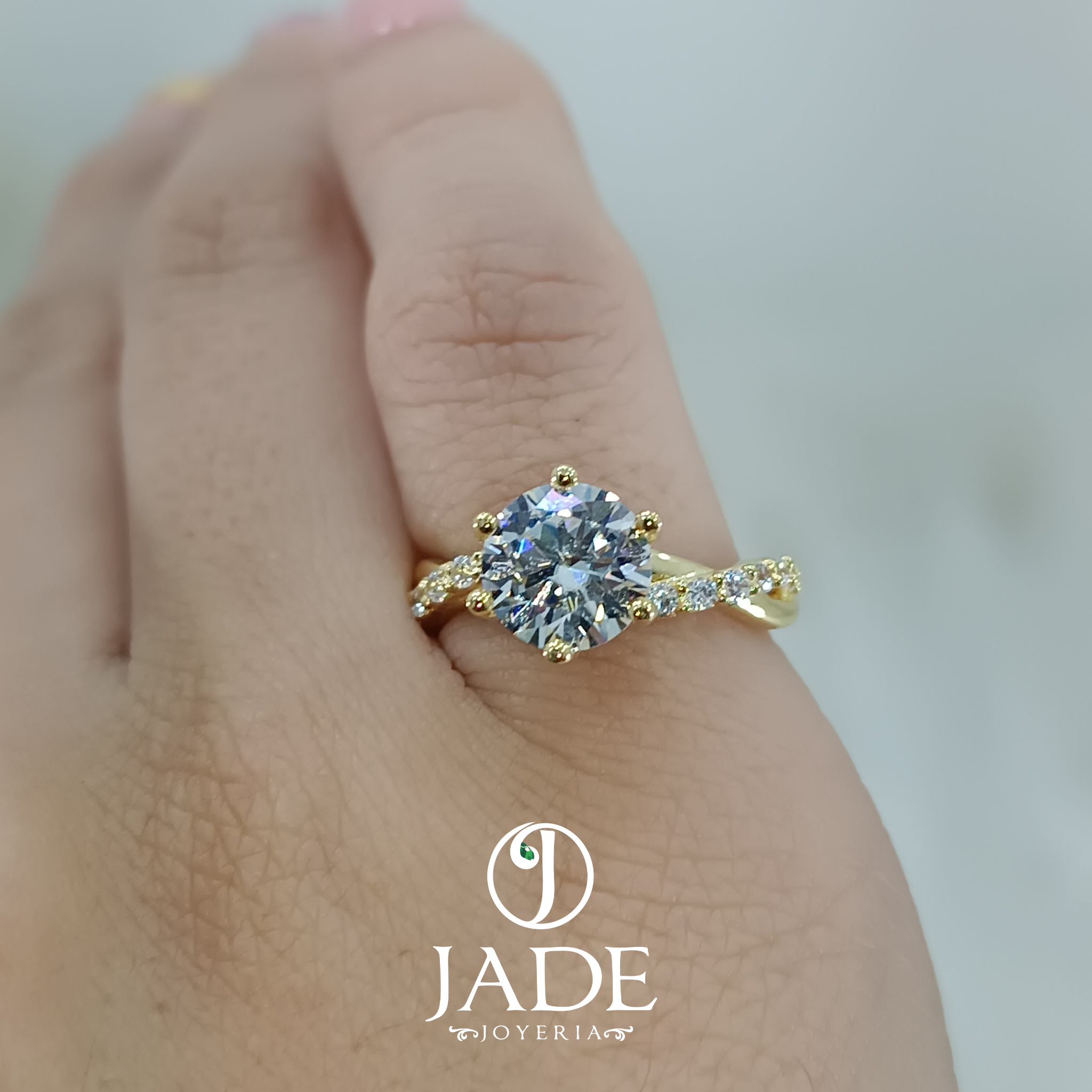 Anillo Pixie de compromiso