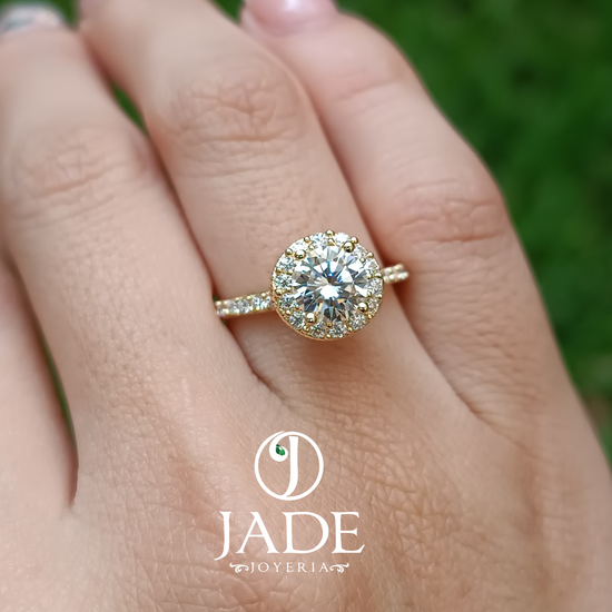 Anillo de Compromiso Frida en oro 18k – Jade18k (vista 3)