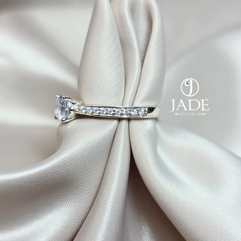 Anillo de Compromiso Plata "Eugenia"