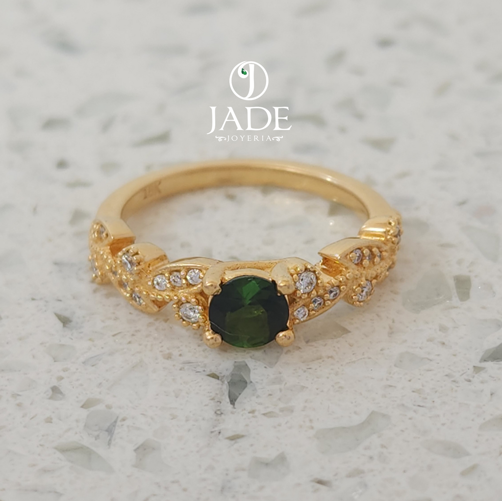 Anillo " Turmalina Aura"
