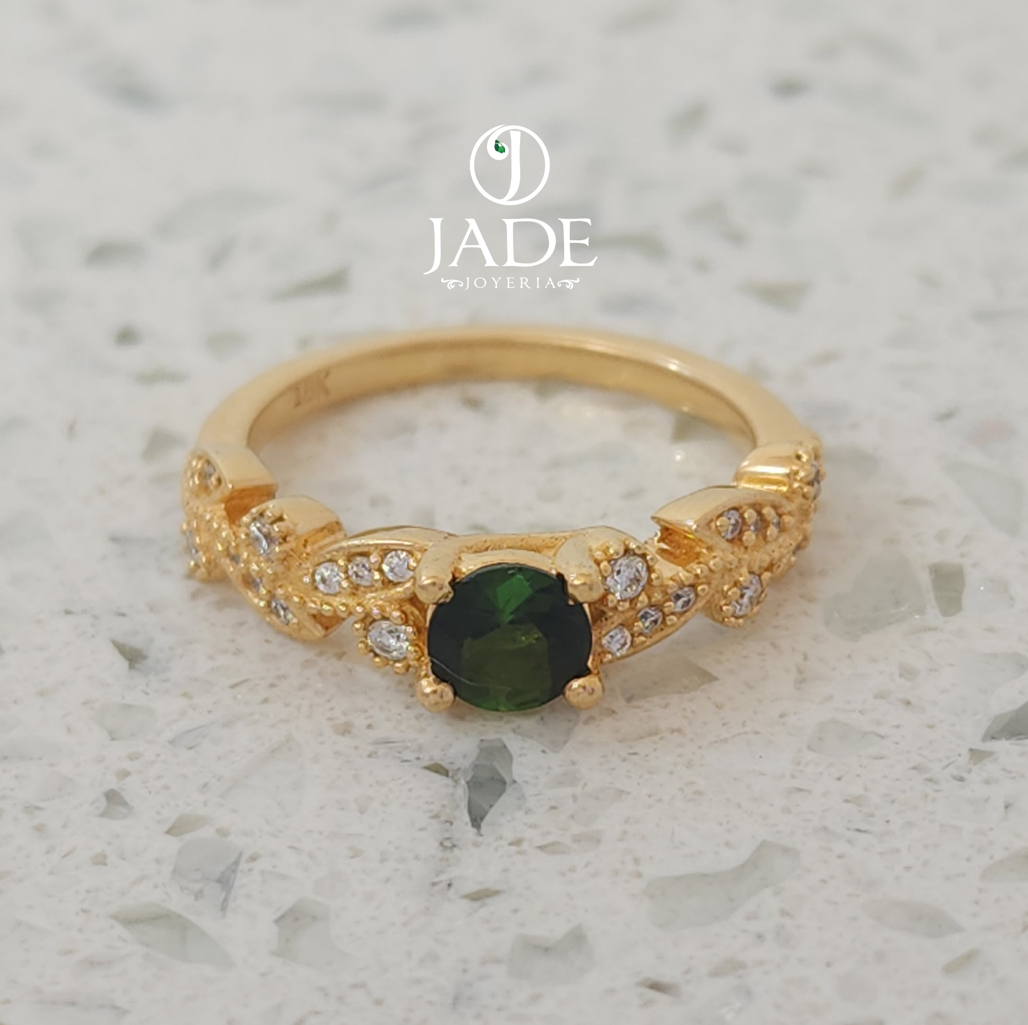 Anillo " Turmalina Aura"