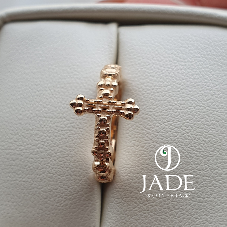 Anillo Denario personalizado en oro 18k – Jade18k