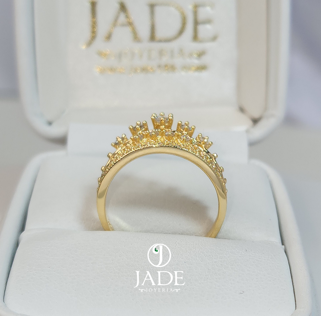 Anillo Corona Adriana Oro de 18k