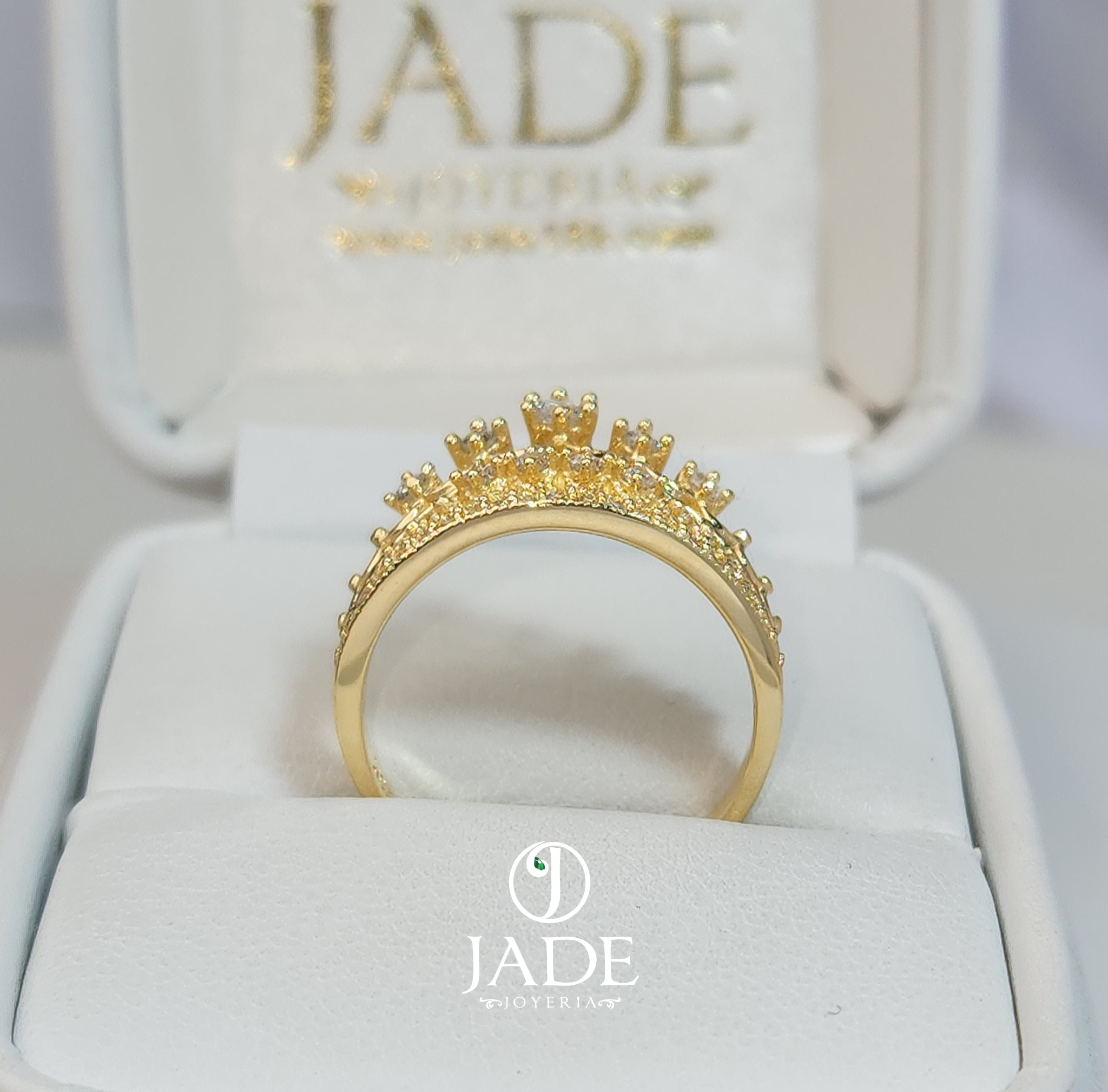 Anillo Corona Adriana Oro de 18k