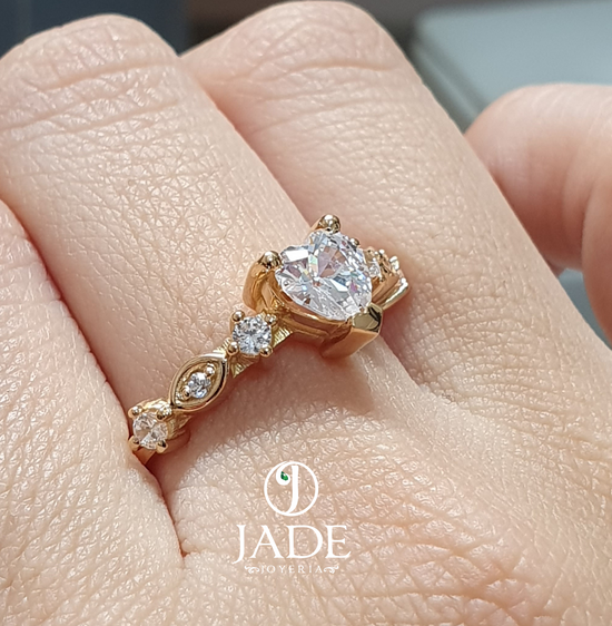 Anillo Encantador en oro 18k – Jade18k (vista 3)