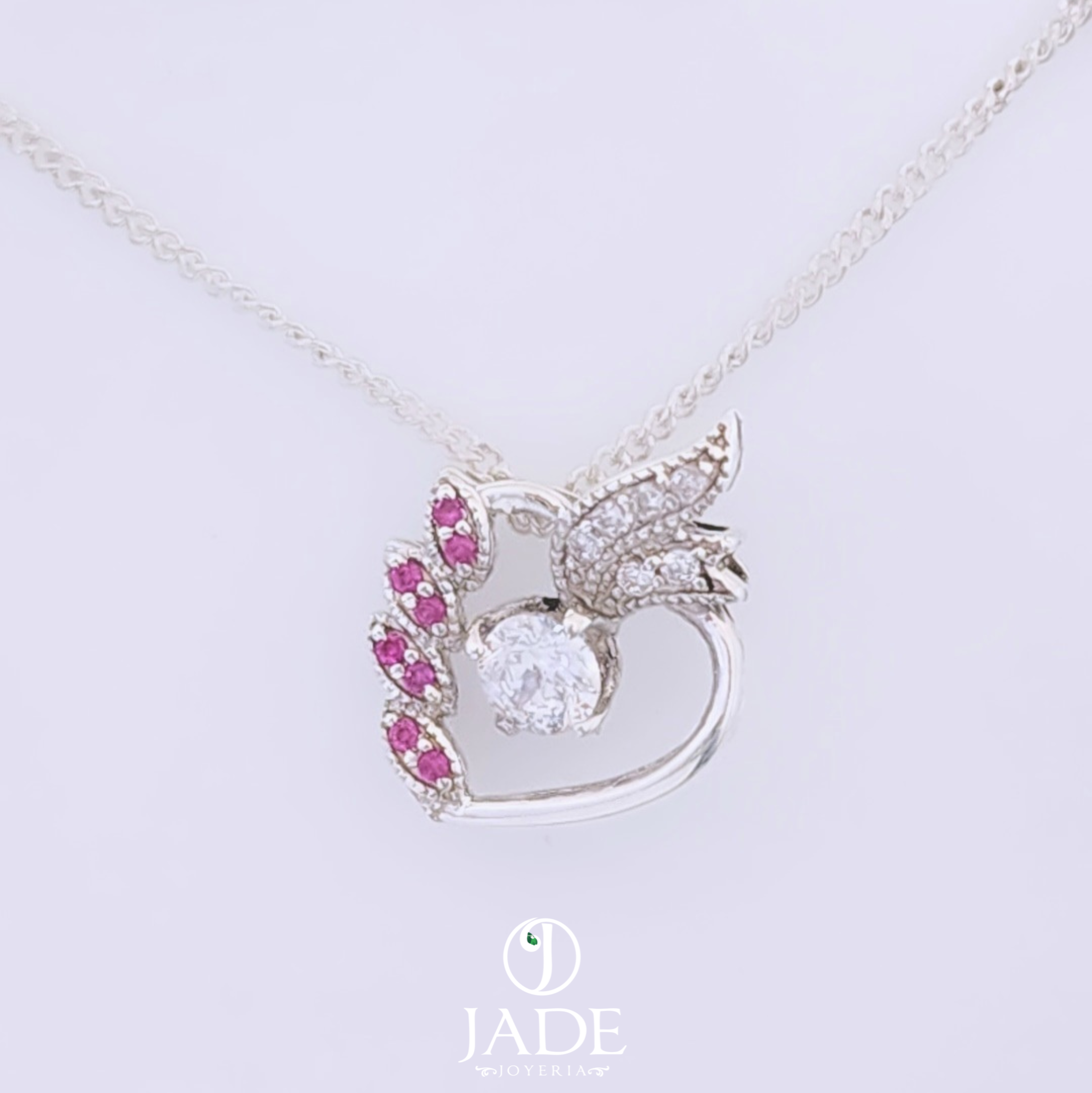 Dije Amor de otoño en plata ley