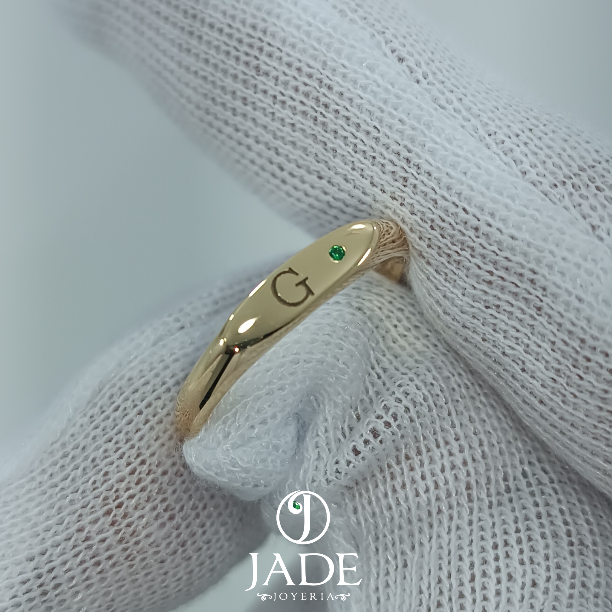 Anillo Chevalier delgado para dama