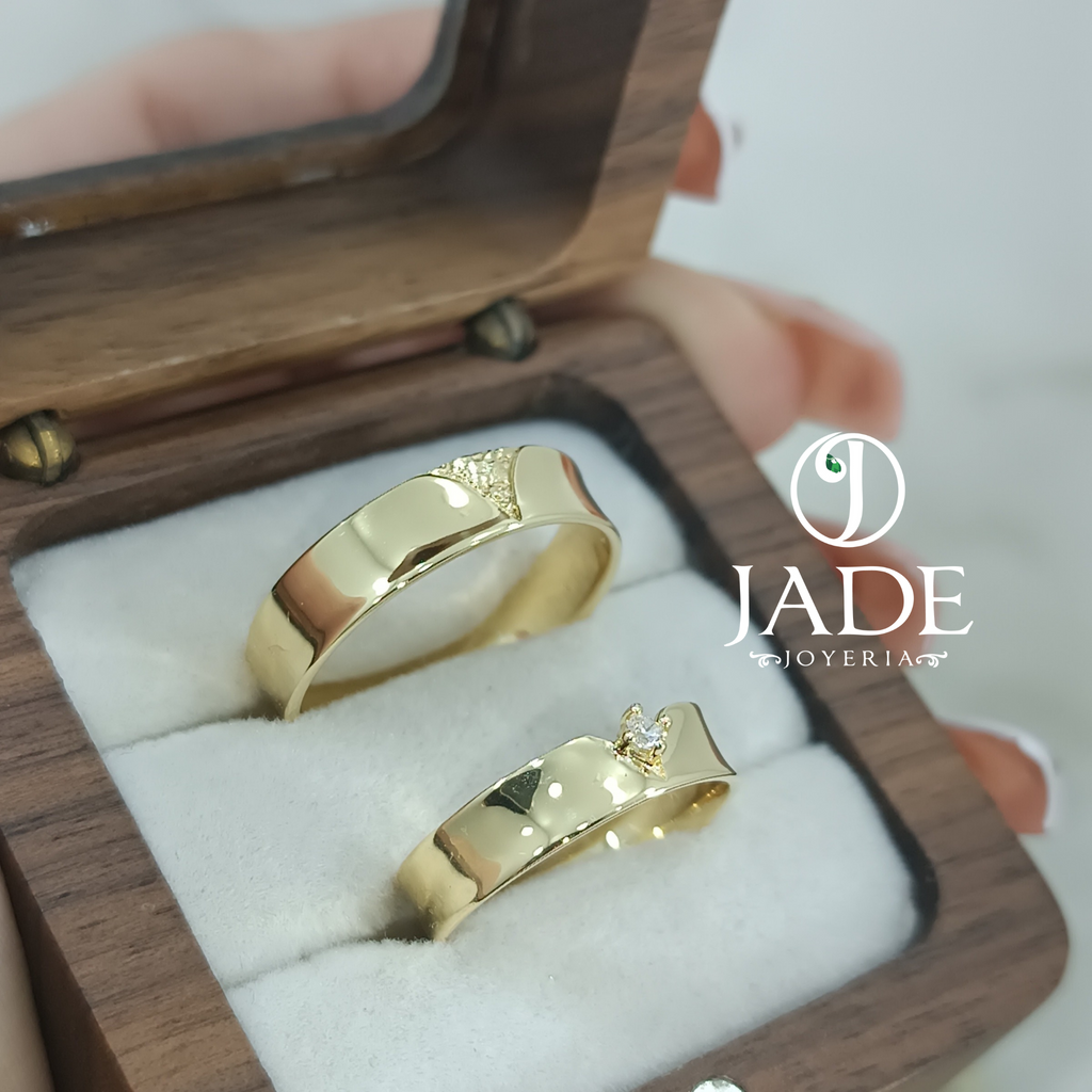 Aros de matrimonio Mau