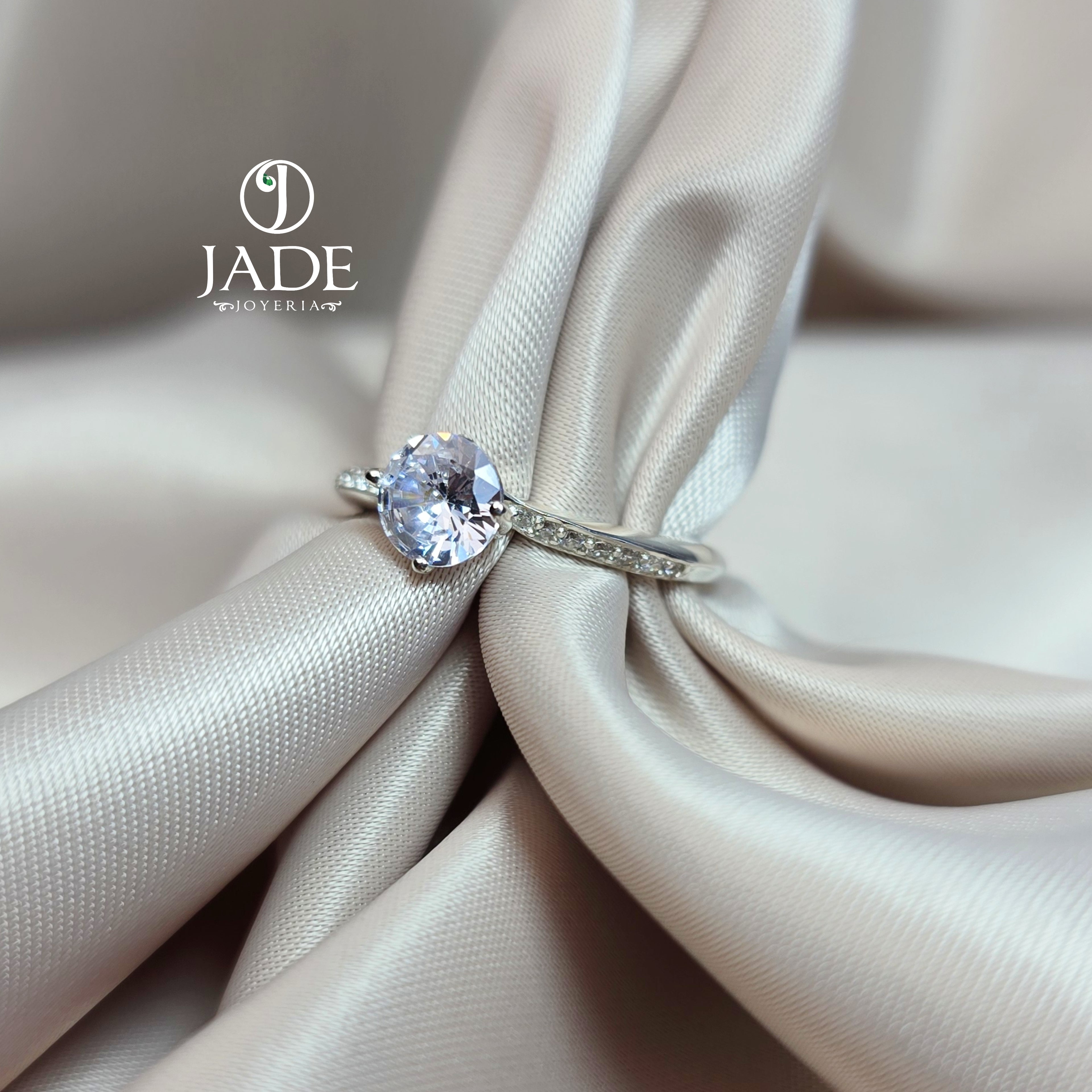 Anillo de Compromiso Plata "Isabella"